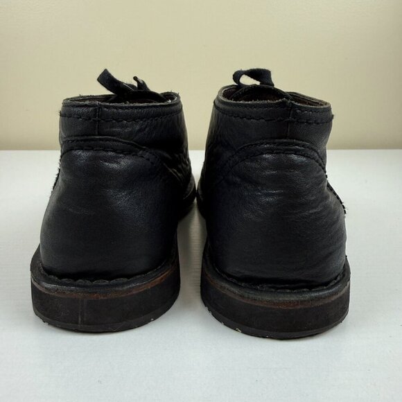 EUC John Varvatos Black Leather Lace Up Chukka Boots main image 9
